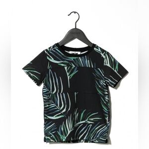 Leaf Pattern Kids Short Sleeve Tee by Sometime Soon